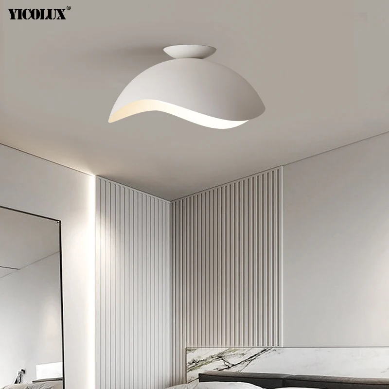 Led Chandelier Ceiling Chandelier Dimming Simple Black White Modern LED Chandelier Lights Living Dining Room Bedroom Pendant Bar Kitchen Lamps Indoor Lighting