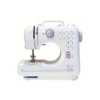 INNE Portable Sewing Machine Mini Electric Household Crafting Mending Overlock 12 Stitches Pedal Beginners With Presser Foot 1