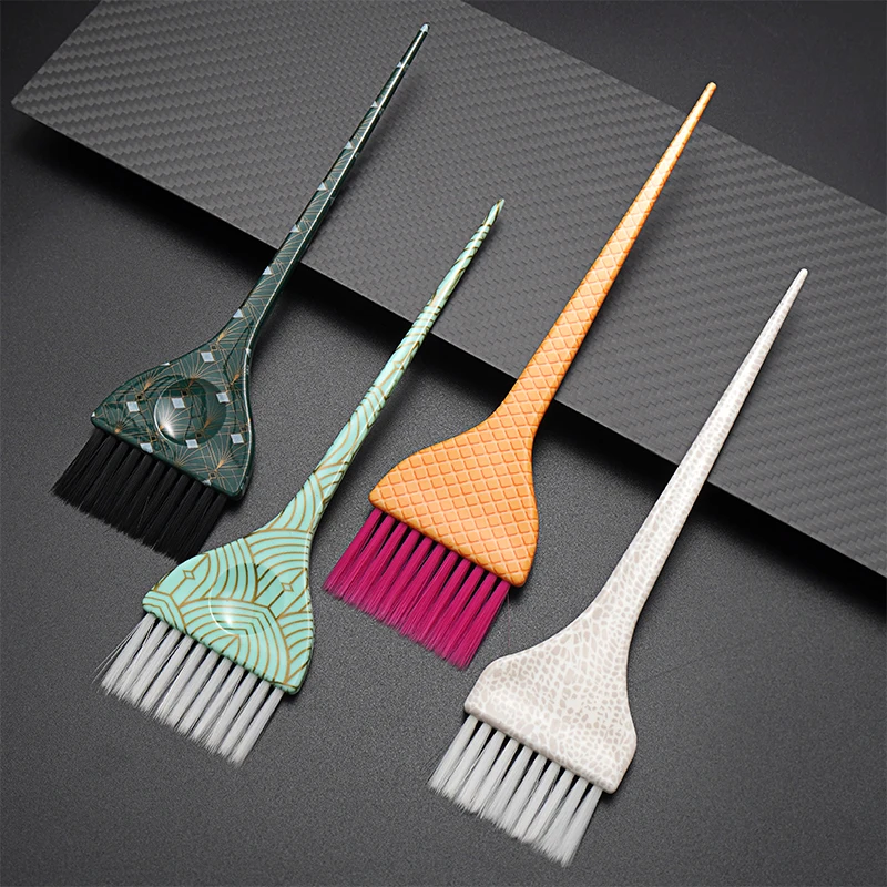 

3pcs/set Balayage Brush Salon Hair Highlight Dye Comb Coloring Applicator Brushes Set Colorful Handle Hairbrush Hairdresser 1861