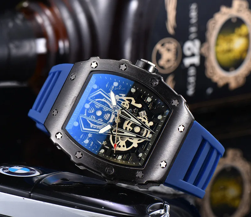 2022 Men's Watch RM Luxury Watches Casual Automatic Calendar Men's Watch Sports Quartz Chronograph 