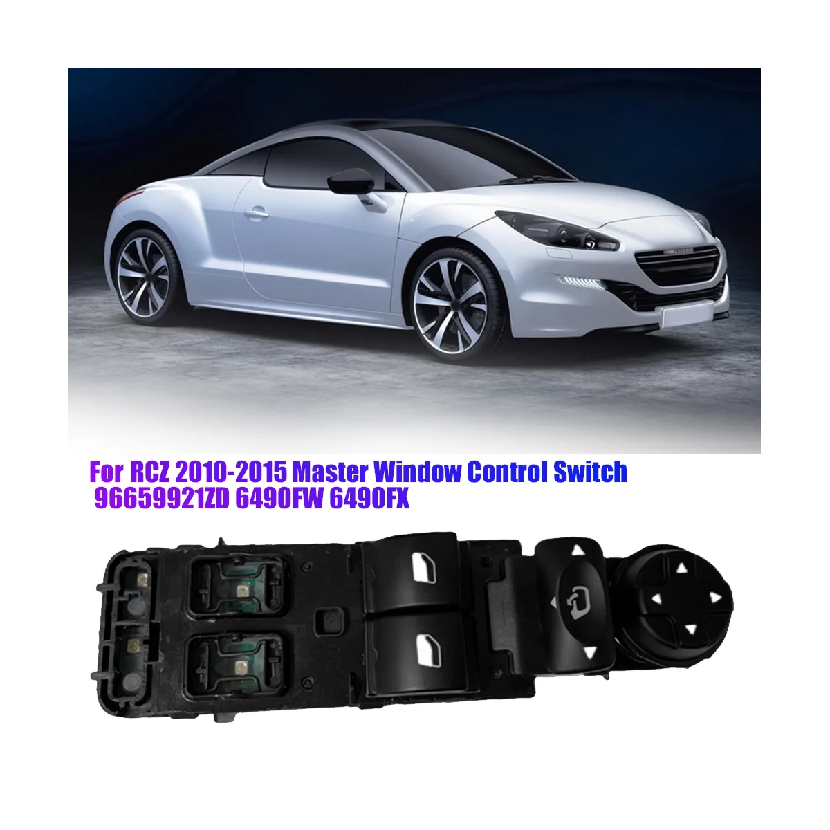 ڵ    ġ, Ǫ RCZ 2010-2015  Ʈ ̷ , 96659921ZD 6490FW 6490FX