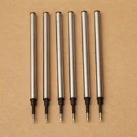 6 pcs/lot high quality beads pen refill ball rolling ball pen refill school office stationery 1