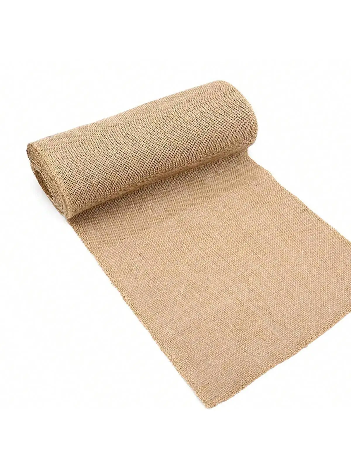 1 pièce, largeur 30 cm, ruban en toile de jute rustique naturel, pour mariage, festival, Noël, événement, chemin de table, décoration de chaise, vin