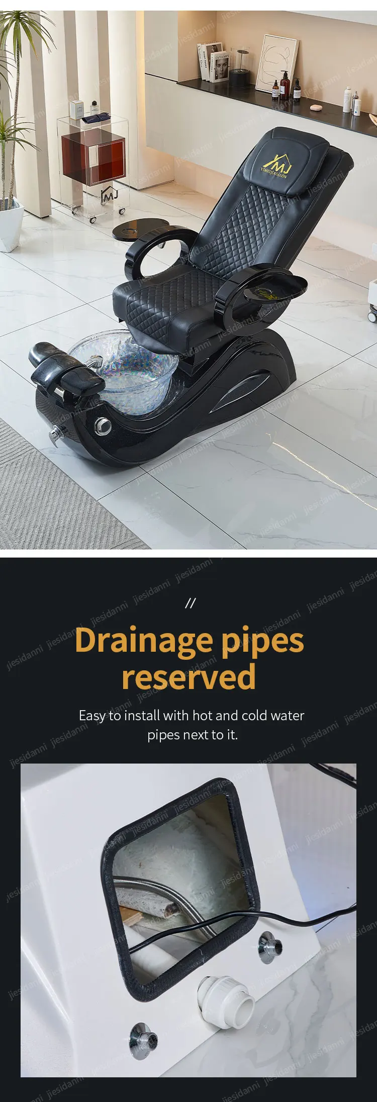 Description Picture 5 of itemFoot Pedicure Furniture Beauty Salon Chair Spa Nail Accessories Equipment Professional Sillon Pedicura Pedicure spa Products