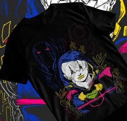 Giorno Giovanna Anime Tee - JoJo's Bizarre Adventure T - Shirt - XXXL (Black)