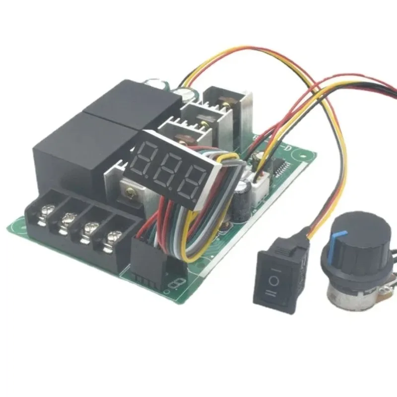 PWM speed controller DC motor Digital display 0~ adjustable drive module Input MAX40A 12V 24V36V