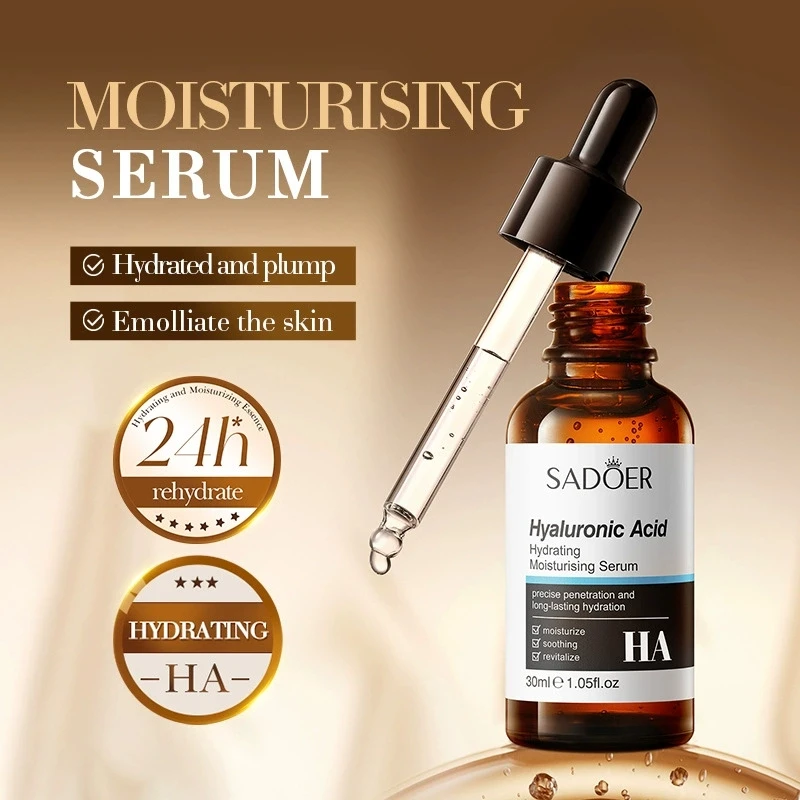 1/3pcs SADOER Salicylic Acid Centella Asiatica Hyaluronic Acid Serum for Face Moisturizing Hydrating Facial Essence 30ml