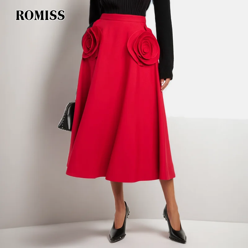 High Waist Patchwork Pu Midi Folds Pleated Skirts main image 1