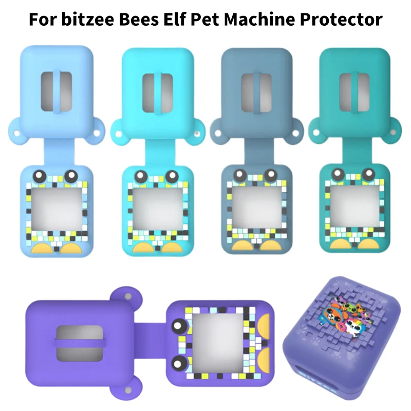 Custodia Protettiva In Silicone Per Bitzee Interactive Toy Digital Pet Cover Accessori Per Giochi Vitural Con Cordino Antiurto