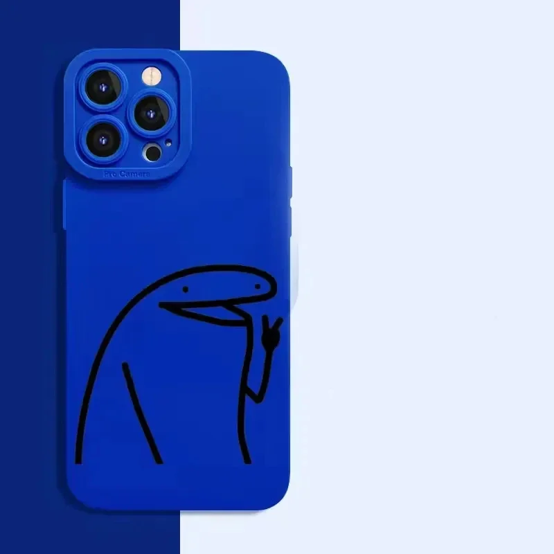 Whimsical Cartoon Character Shockproof Silicone Phone Case