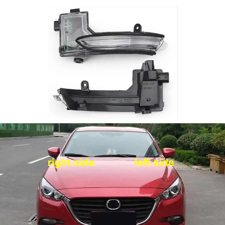 

For Mazda 3 Axela 2017 2018 2019 Car Accessories Rear View Turn Signal Light Side Mirror Rearview Indicator Turning Lamp