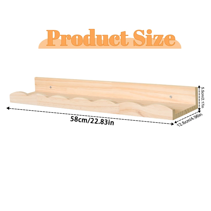 1pcs דף ספרים תליית מדף אחסון ספרים צעצועים תמונות מסגרות ילדים ילדים חדר שינה קיר תפאורה מחזיק