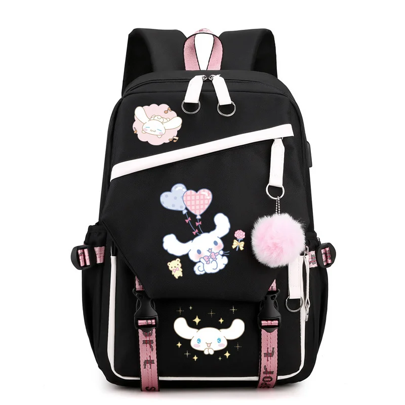 Kuromi Cinnamoroll Cartoon Backpack Mochila SchoolbagBook Bag