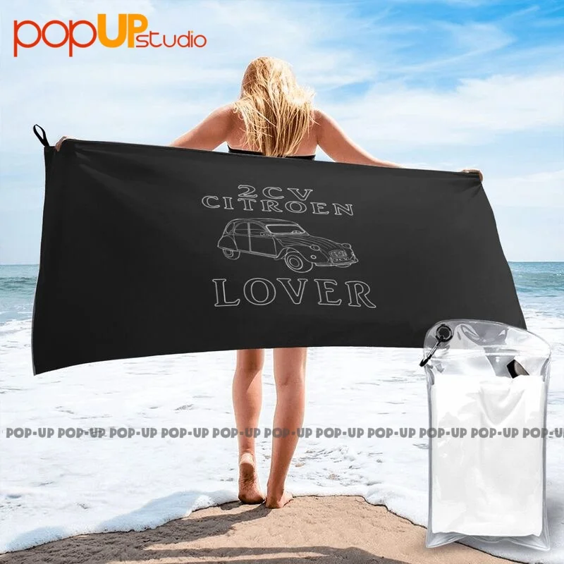 Citroen 2Cv Lover Quick Dry Towel Soft Printed No Fading Sports Towel