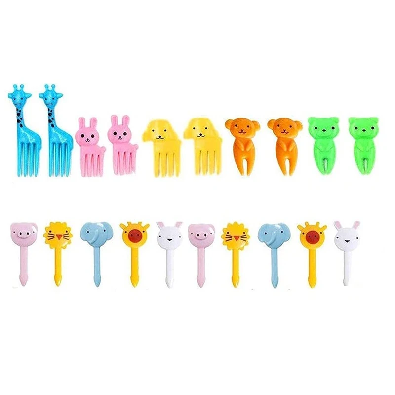 Cute Animal Food Picks Fruit Toothpicks for Kids, Fun Kids Food Picks for  Picky Eaters, 10PCS Reusable Toddler Food Pick, Kids Lunch Accessories for  Lunch Box - BPA Free 