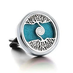 Refillable Car Aromatherapy Air Freshener Clip (L105 With 10pcs Pads)