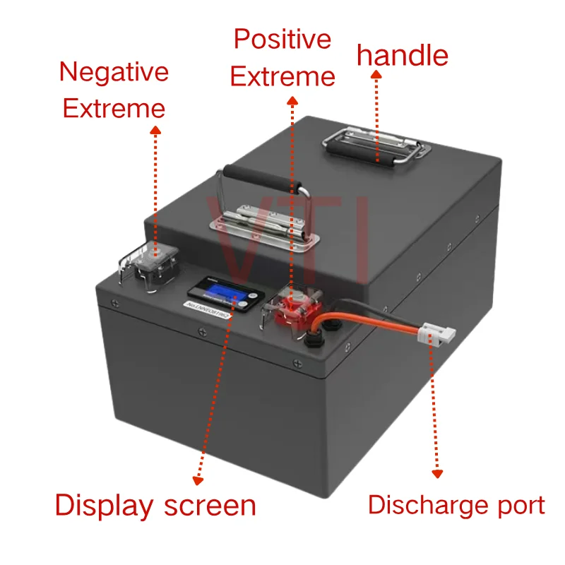 12V 24V 48V LiFePO4 Battery Pack 100Ah-500Ah with Built-in BMS