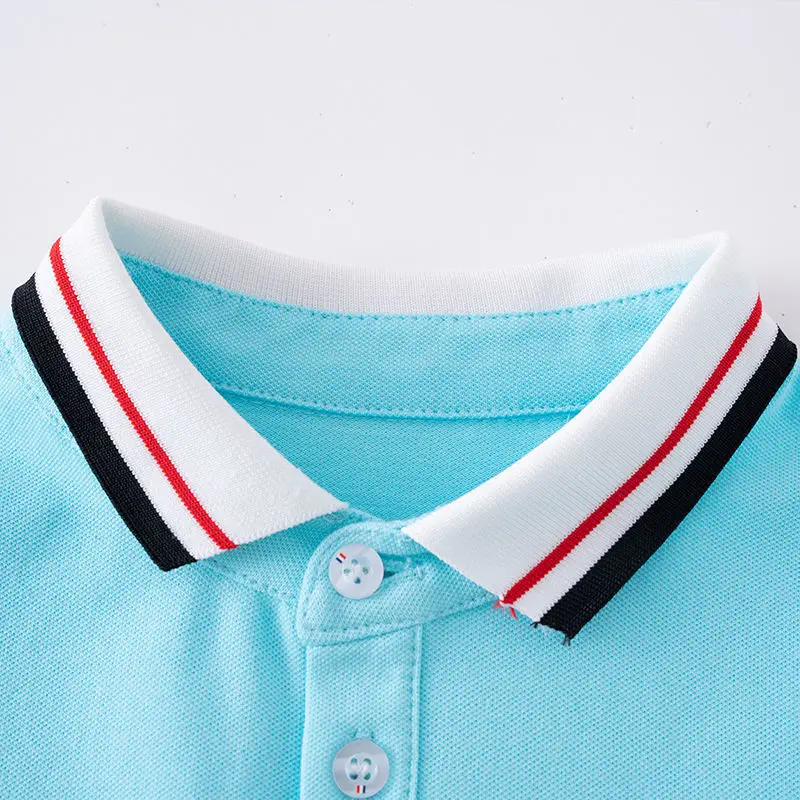 Children's Girls Summer Clothes Girls Short Sleeve Picque Polo Dress Short Sleeve Casual A-Line Dress Pleated Casual