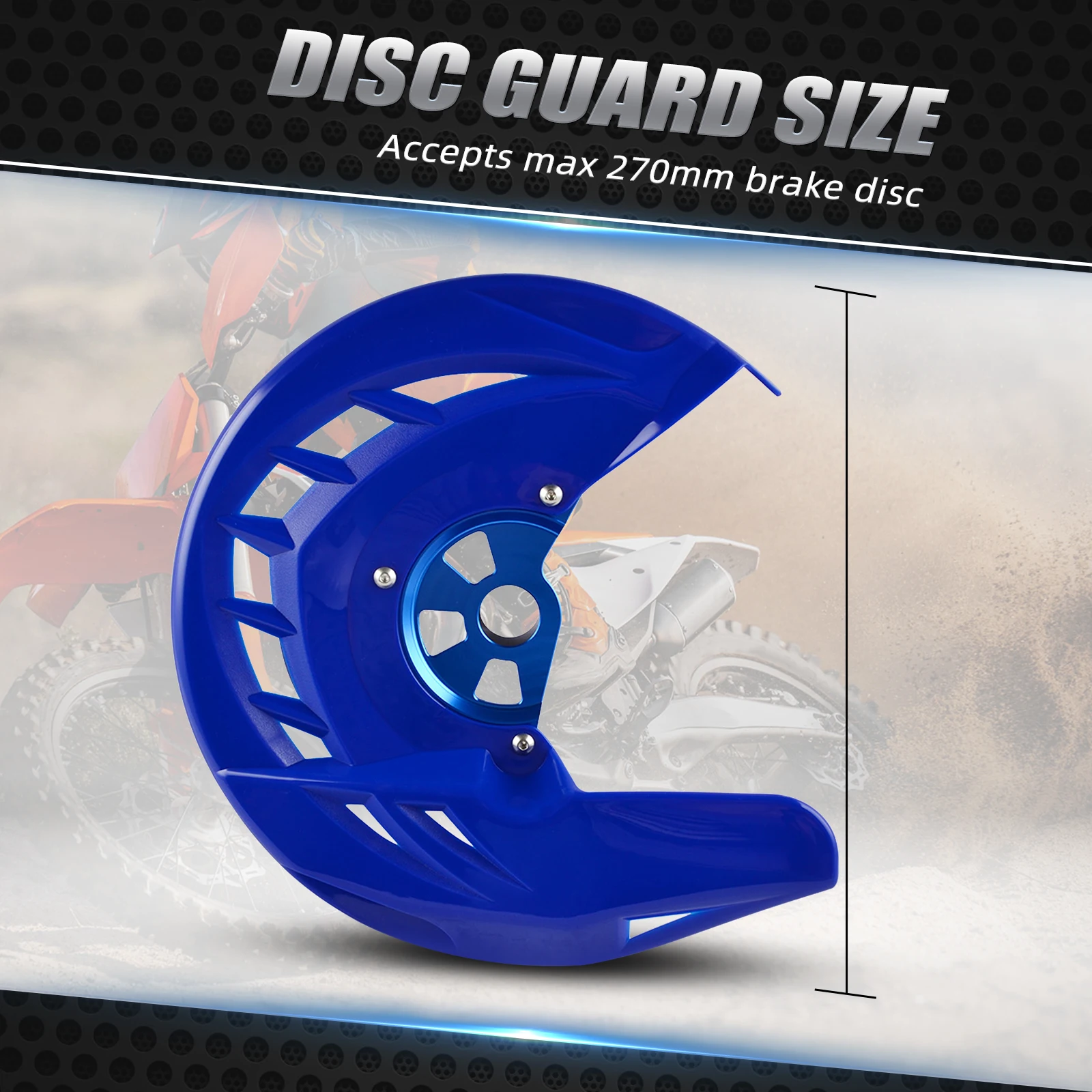 NICECNC Für Husqvarna TE300 FE350 FE450 FE501 TE250 FE250 2014-2015 TC125 TC250 FC350 FC450 2014 Vordere bremsscheibe Schutz – Detail 3