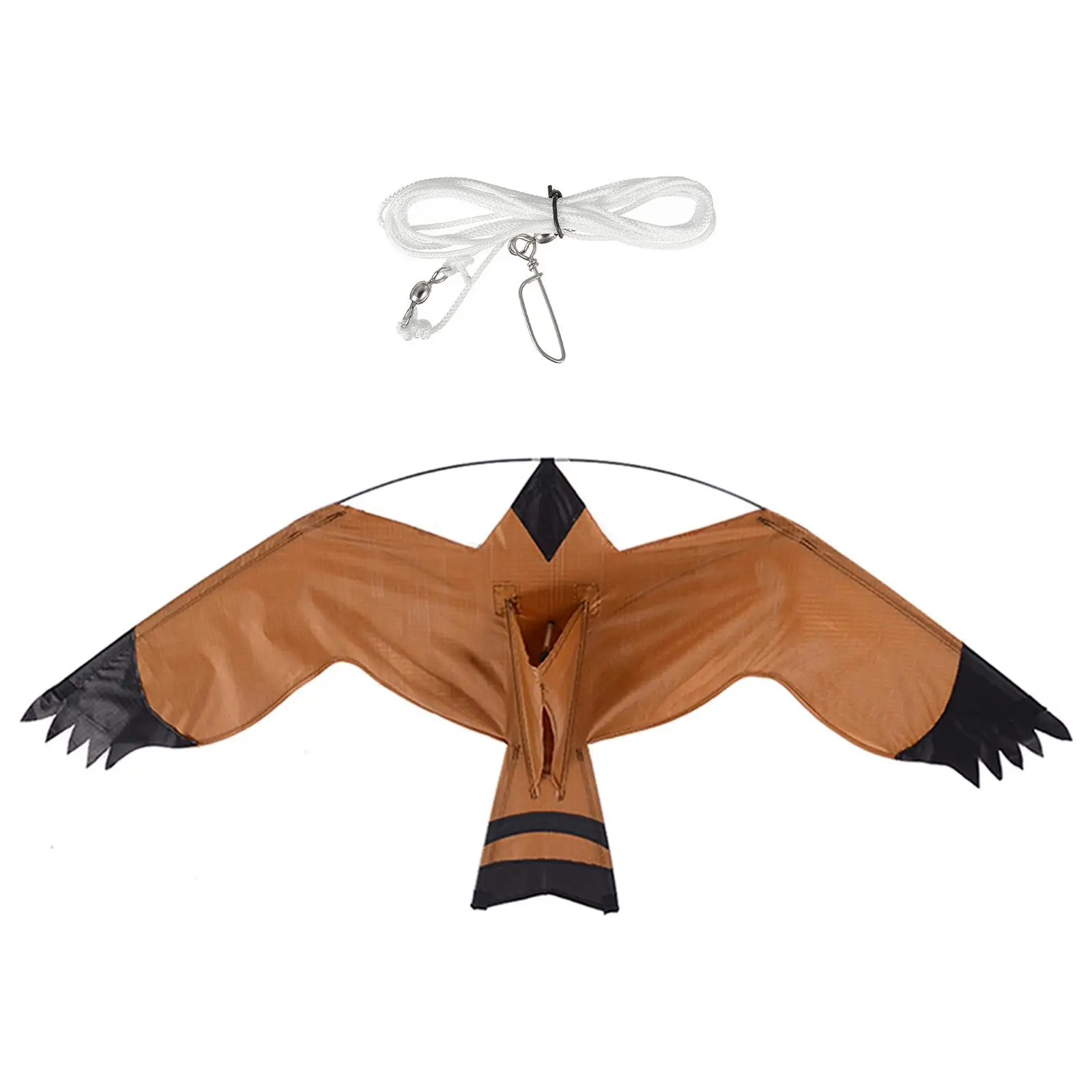 1.2M Flying Kite, 120x65cm Easy to Fly Bird Repelling Kite Kids Toys Scary Bird Kite Drive Bird Kite for Garden Park Beach 4