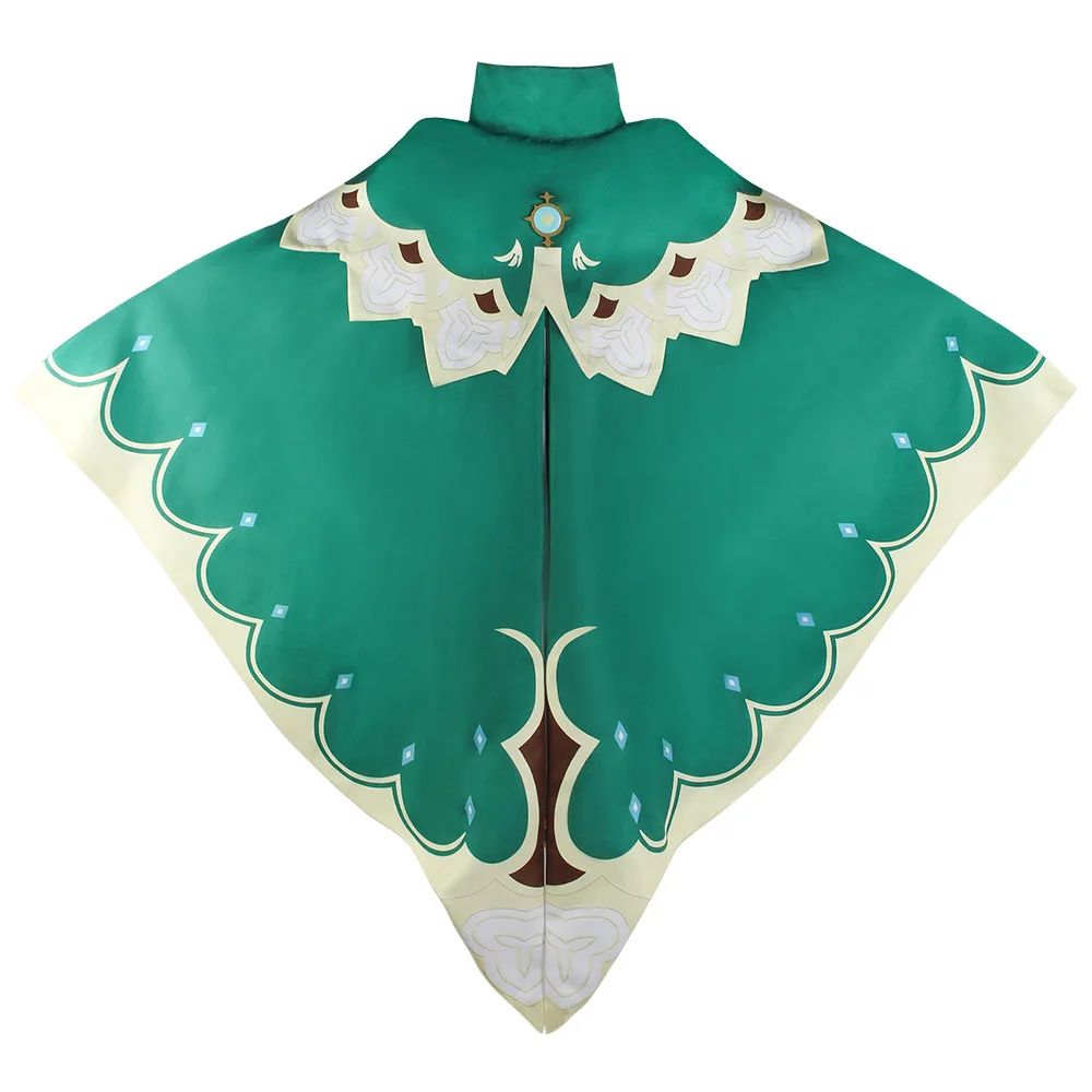 ִϸ̼ Venti-disfraz de Genshin  para mujer, accesorios  ڽ, peluca, ī, traje, ҷ ǻ