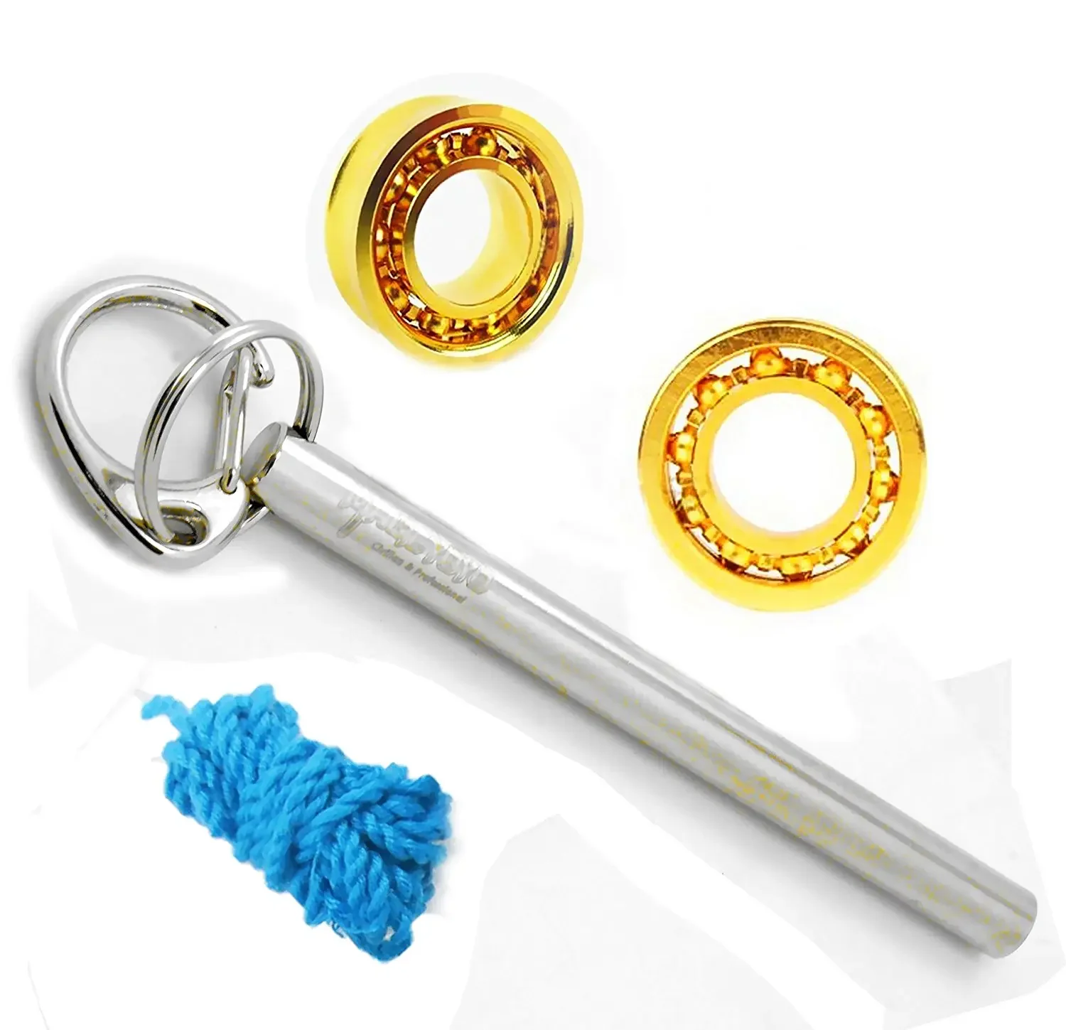 EBOYU MAGICYOYO Yoyo Ball Bearings Pack of 2 Golden-Plated 10 Ball Yoyo Bearings Bearing Remover