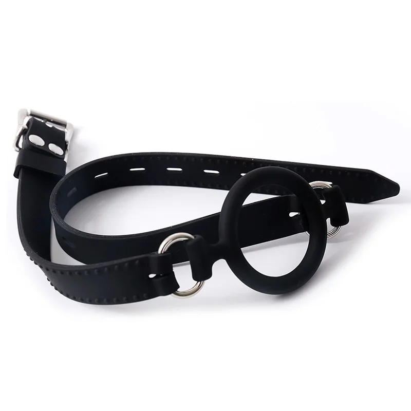 BDSM Soft Silicone Open Mouth Ring Gag Breathable O-Ring Oral Gags Bondage Restraints Adult Slave Roleplay Sex Toys for Couples
