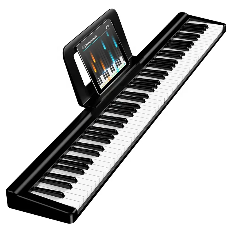 Terence V10 Electronic Keyboard Piano For Piano Student Musical Instrument Portable 88 Keys Foldable Digital