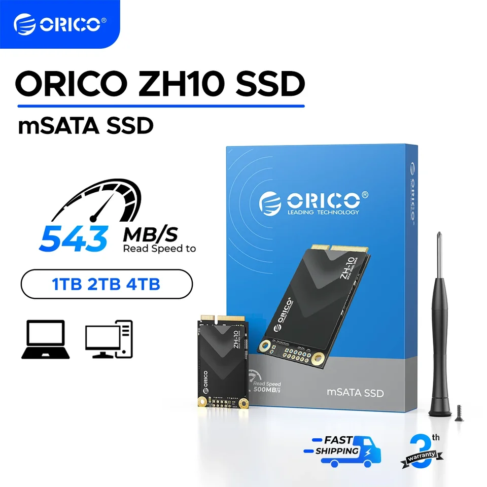 ORICO mSATA SSD SATA III 6Gbps 3D NAND Internal Solid State Drive