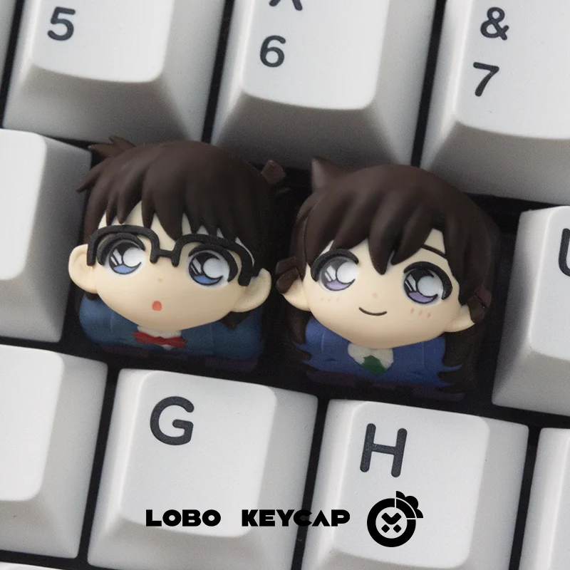 Detective Conan Character Resin Keycap – Unique Anime-Inspired Mechanical Keycap