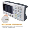 Owon SDS1102 Digital Oscilloscope 5mV/Div 2 Channel 100MhZ Bandwidth 1GS/s Sampling Rate 7-inch TFT Storage Desktop Oscilloscope 6