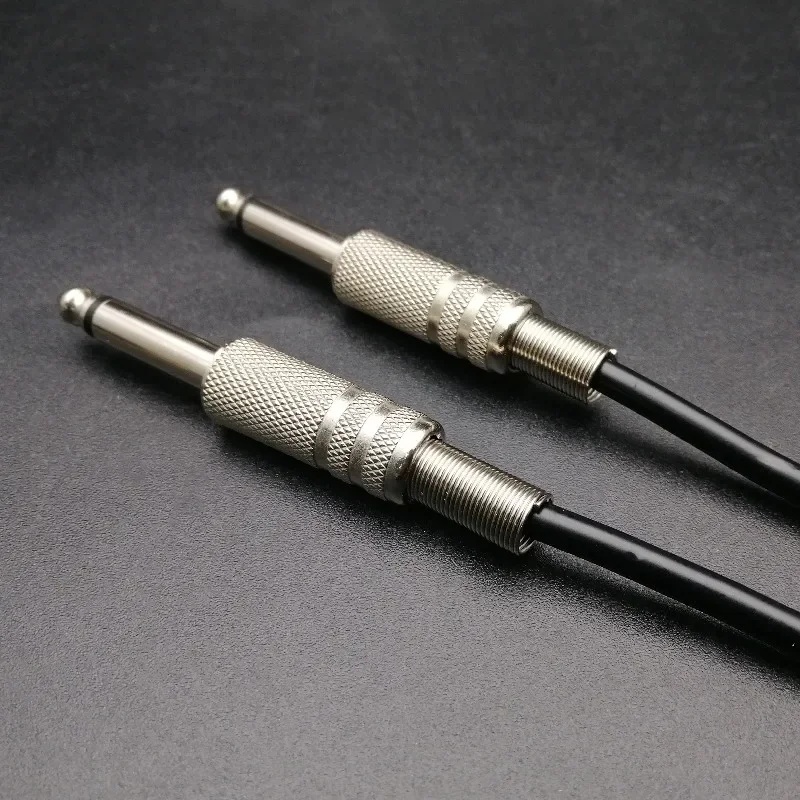 JuicEBitz® 2 RCA Male To 6.35mm 1/4" TRS Jack Plug Audio Cable 24k Gold Plated | UK
