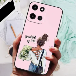 Cartoon Wolf & Lion Silicone Soft Back Cover - Moto G 5G 2025 (62)
