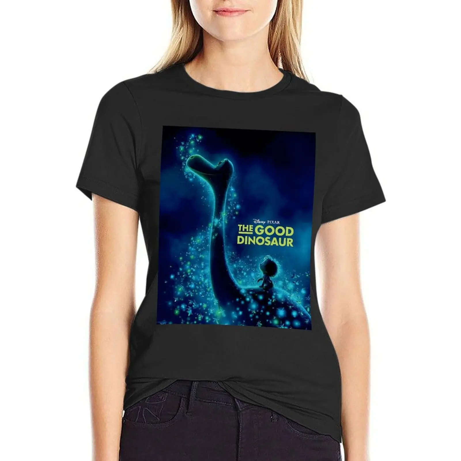 

The Good Dinosaur 2015 - 2 T-shirt summer top graphics t-shirt dress for Women long