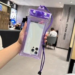 Waterproof Floating Dry Bag with Secure Double Lock Seal and Lanyard (Purple)