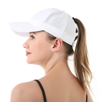 Quick-dry Women Baseball Cap Summer Sports Teenager Girls Ponytail Hat Fashion Woman Sun Hats for Outdoor Travel 2