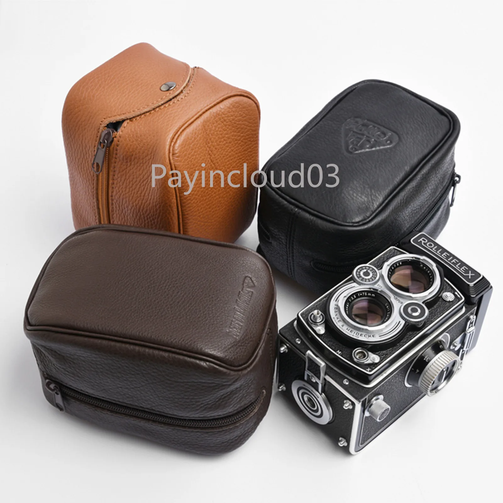 

Кожаный мягкий чехол Rolleiflex, защитная сумка для камеры rolleord TLR, плечевой ремень в комплект не входит