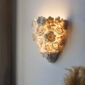 Vintage Resin LED Warm Light Wall Sconce 4