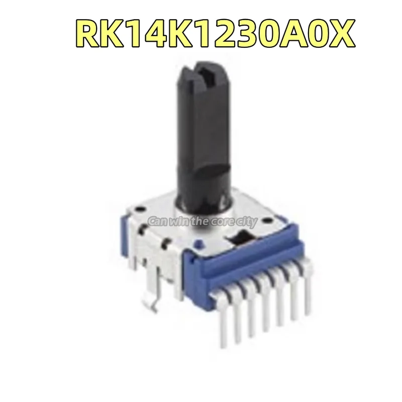 10 pieces RK14K1230A0X ALPS Potenometer RK14K double volume 7 foot central positioning without B10K long axis power amplifier volume duplex potentiometer 16 a10k b10k 20 axis spindle fever level