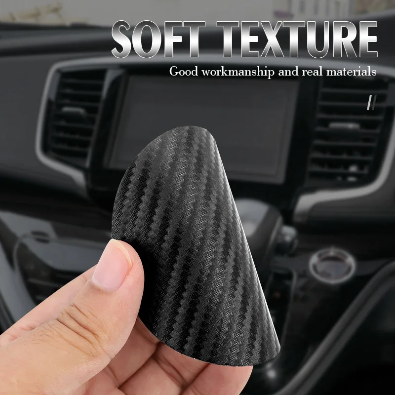Cup Holder Coasters Car Coaster Pads Car Interior Carbon Fiber Anti Slip Coaster For Toyota Corolla Prius Yaris Rav4 CHR Aygo Hilux Raize Camry Sien