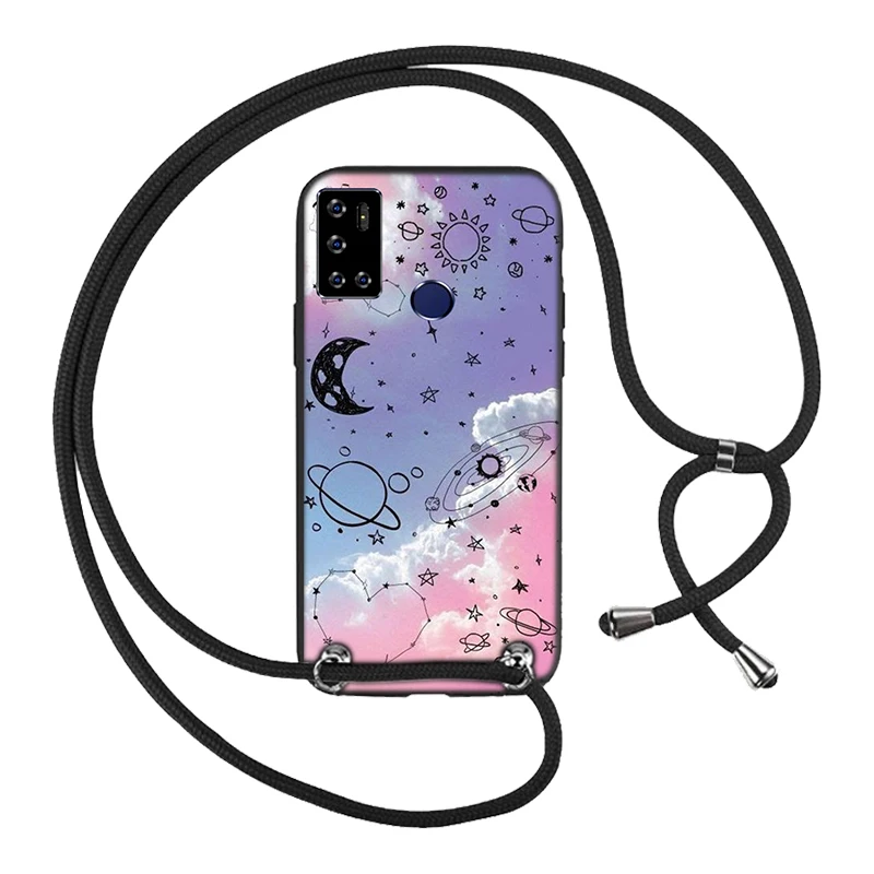 Necklace Lanyard Rope Cover Case For Meizu Note 8 Note8 9 Note9 16s Pro 16t M8 Lite X8 M10 Pro 6 Plus Phone Cases Unique Daisy meizu phone case with stones Cases For Meizu