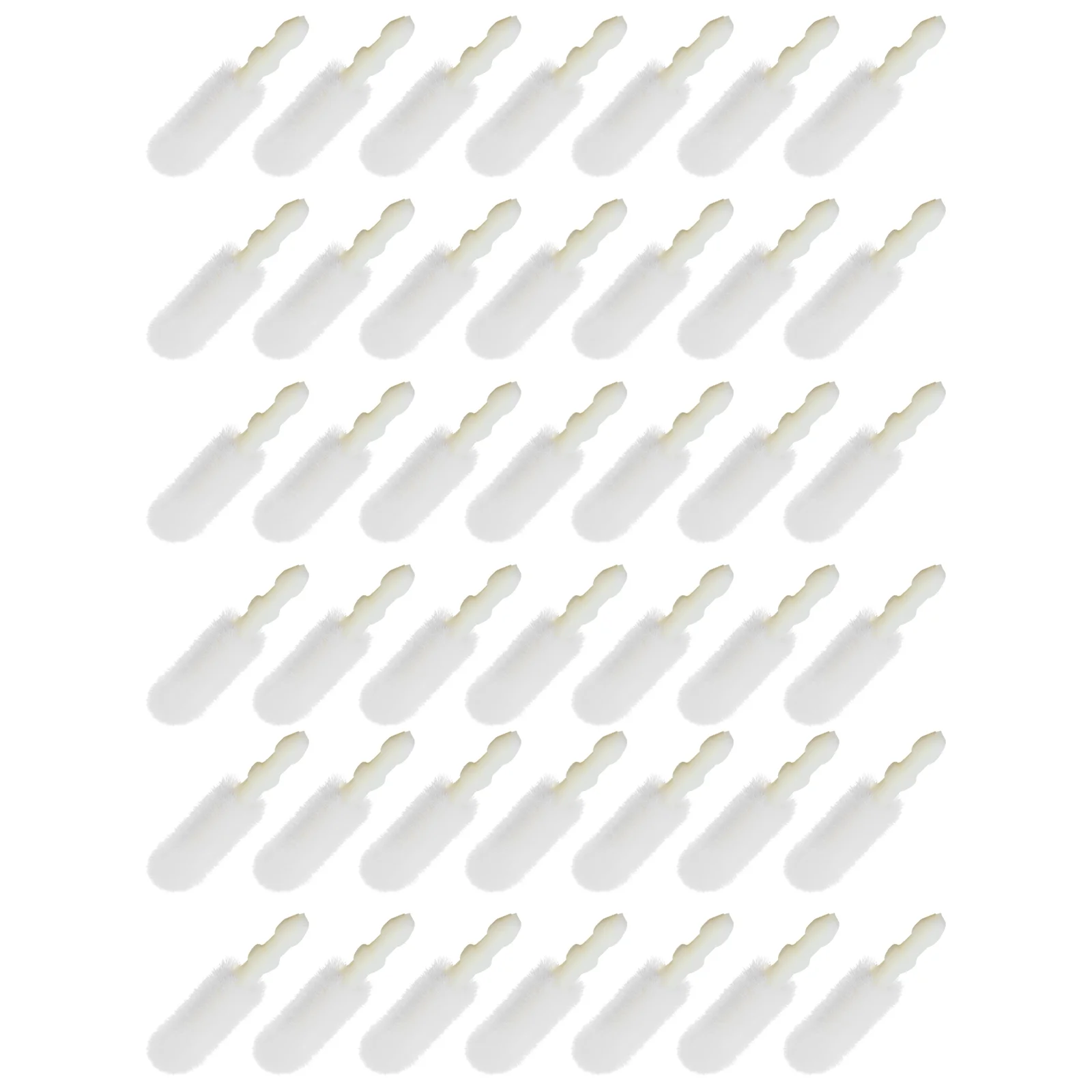 Makeup Brush 300 Pcs Lip Brush Replacement Portable Replacing Heads Flocking Gloss Accessories Lipstick Supple Travel Parts