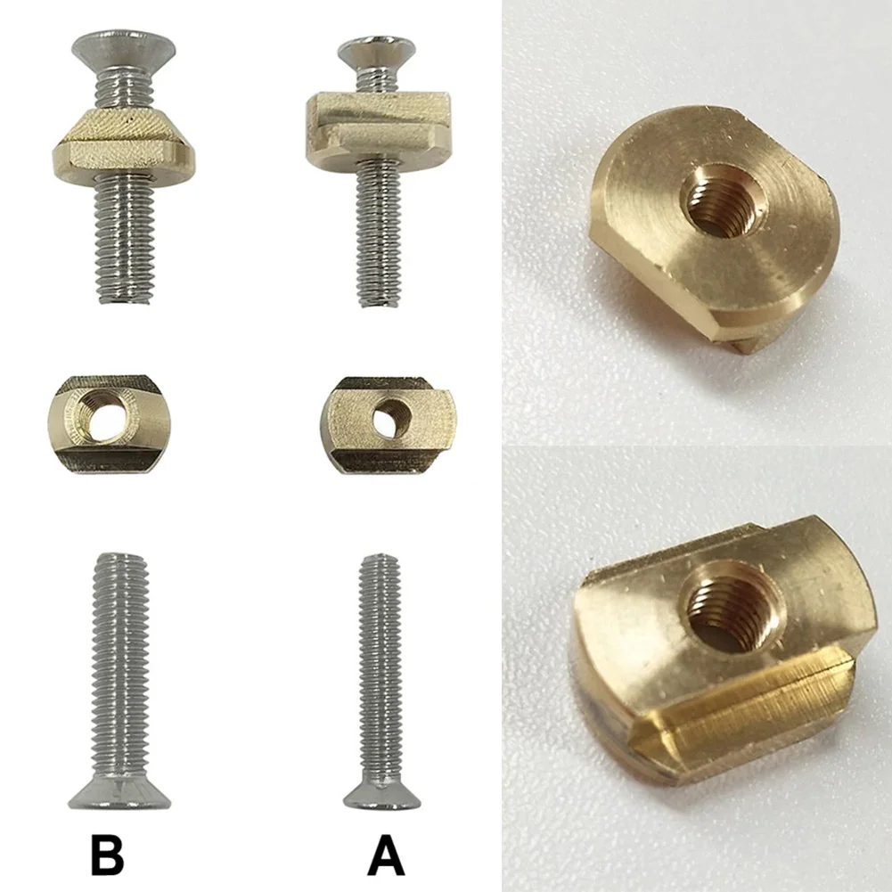 4pcs Surfboard Hydrofoil Screw Hydrofoil Mounting Screw Nut For M6 For M8 Surfboard Paddle Board Screws Nuts Surfing Accessory