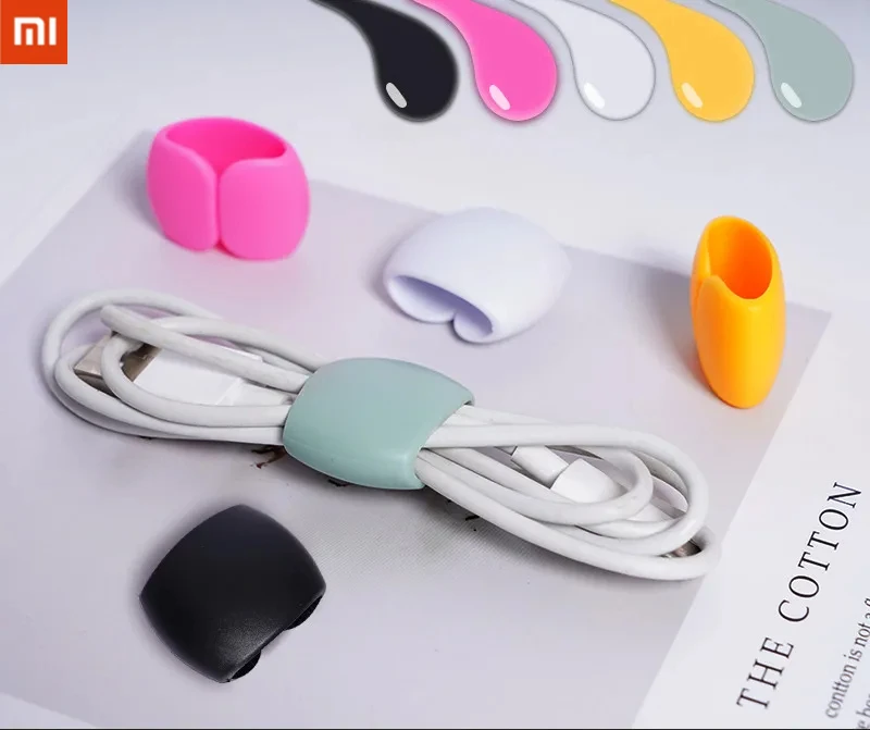 Xiaomi Headphones Data Wire Cable Organizer Storage Buckle Winder Finishing Management Receiving Travel |