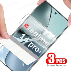 Ultra-Thin Full Cover Hydrogel Screen Protector - 3 Pack for Realme 10 (Ultra-Thin Clear)
