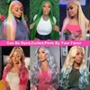 30 40 Inch 250 300% Density Blonde 613 Lace Front Wigs 13x6 HD Lace Wig Transparent Frontal 13X4 Bone Straight Human Hair Wigs 3