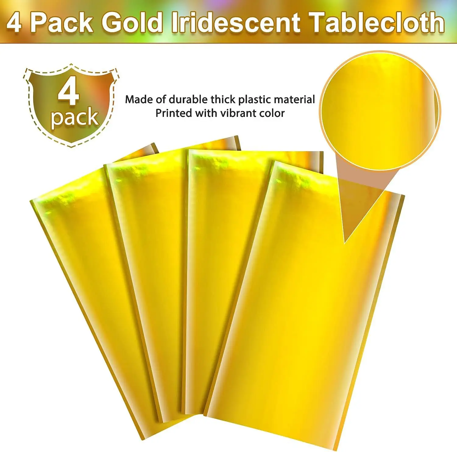 Hot Pink Iridescence Plastic Tablecloth Shiny Foil Metallic Laser Rainbow Rectangle Table Cover for Birthday Wedding Party Decor 6 Hot Pink Iridescence Plastic Tablecloth Shiny Foil Metallic Laser Rainbow Rectangle Table Cover for Birthday Wedding Party Decor 6