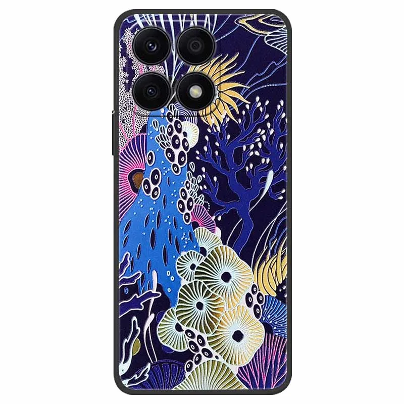 3D Relief Embossed Soft Silicone Phone Case