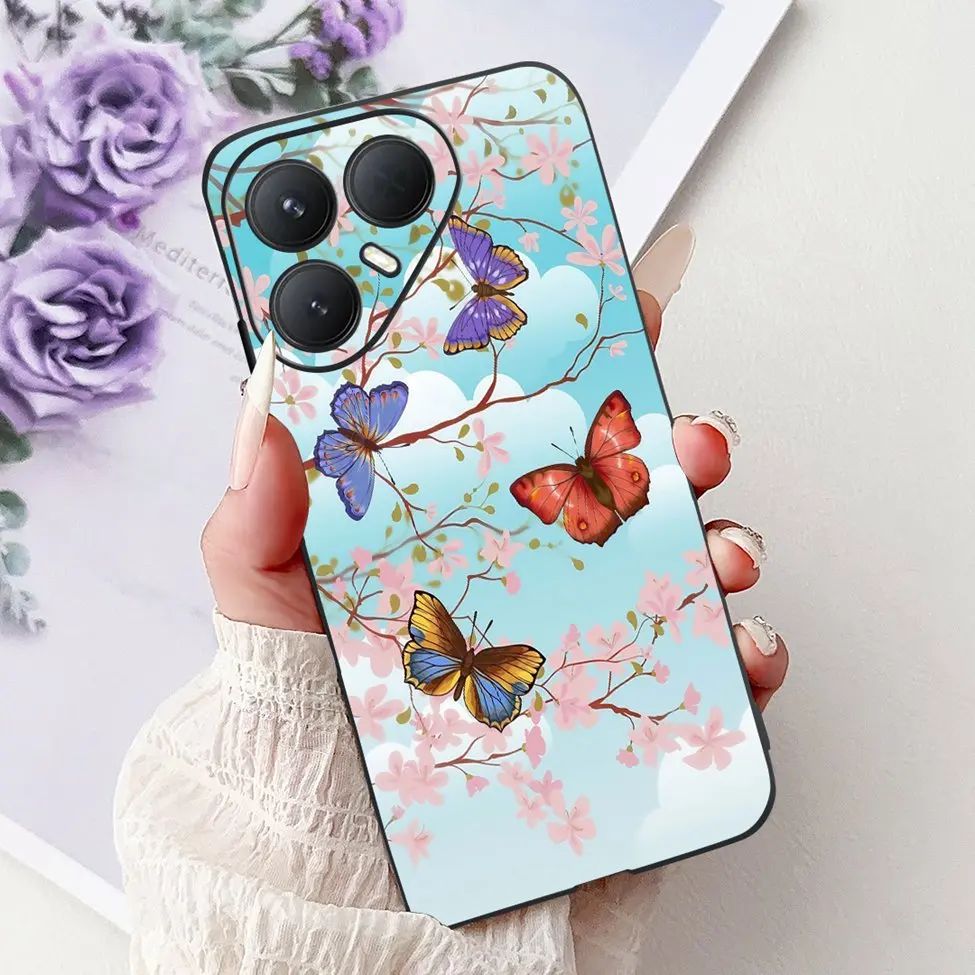 Luxury Butterfly Love & Fashion Flowers Artistic Phone Case Cover Featuring Majestic Lion Design