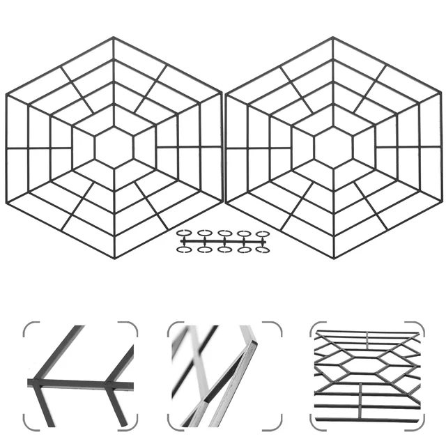 10Db Tó Védő Kültéri Ültetvény Tóháló Nettó Védelmező Lebegő Otthoni Védőhálózat Növények Számára - Image 3